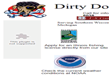 Tablet Screenshot of dirtydogcharters.com